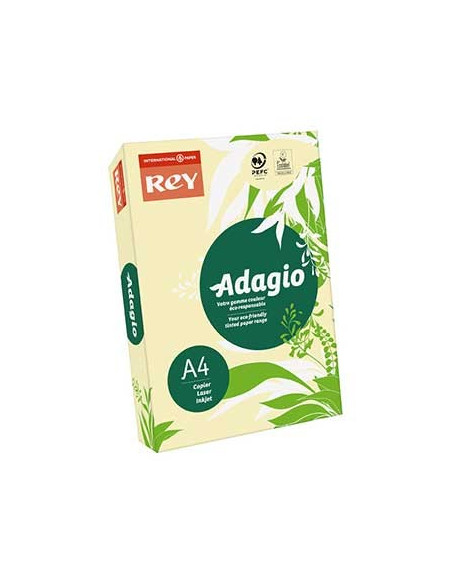 Papel Fotocopia Adagio(cd03) A4 80gr Amarelo Canario 1x500Fl