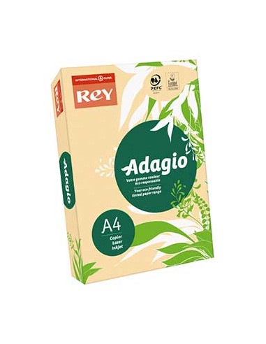 Papel Fotocopia Adagio(cd08) A4 80gr Salmao 1x500Fls