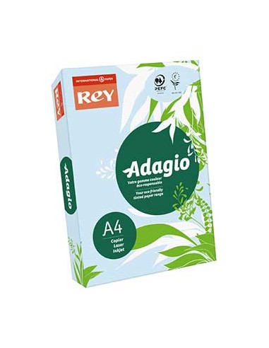 Papel Fotocopia Adagio(cd01) A4 80gr Azul 1x500Fls (PASTEL)