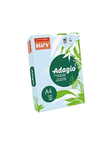 Papel Fotocopia Adagio(cd01) A4 80gr Azul 1x500Fls (PASTEL)