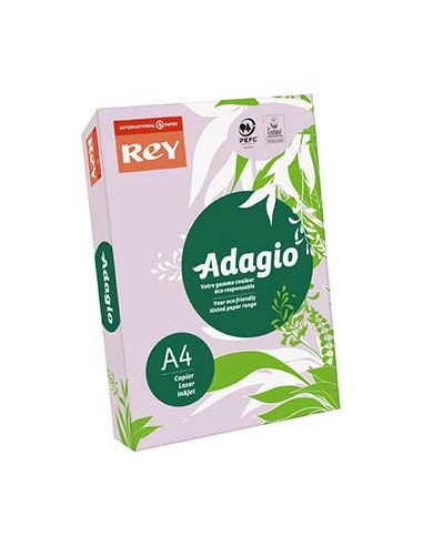 Papel Fotocopia Adagio(cd28) A4 80gr Lilas Intenso 1x500Fls