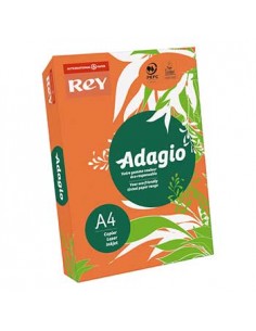 Papel Fotocopia Adagio(cd21) A4 80gr Laranja Intenso 1x500