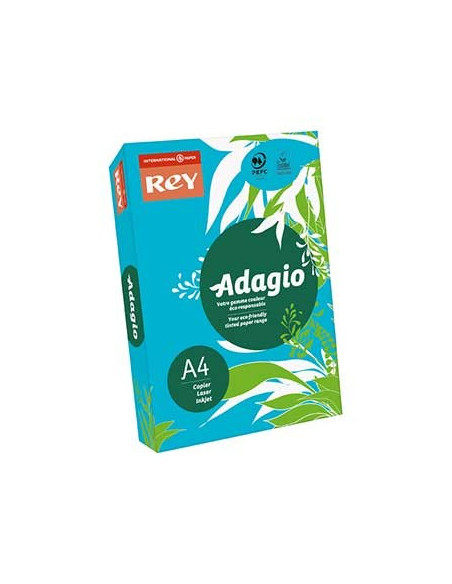 Papel Fotocopia Adagio(cd51) A4 80gr Azul Intenso 1x500Fls