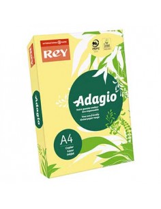 Papel Fotocopia Adagio(cd15) A4 80gr Amarelo Fluorescente