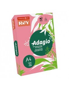 Papel Fotocopia Adagio(cd13)A4 80gr Rosa Fluorescente 1x500F