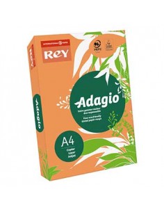 Papel Fotocopia Adagio(cd12)A4 80gr Laranja Fluor 1x500Fls