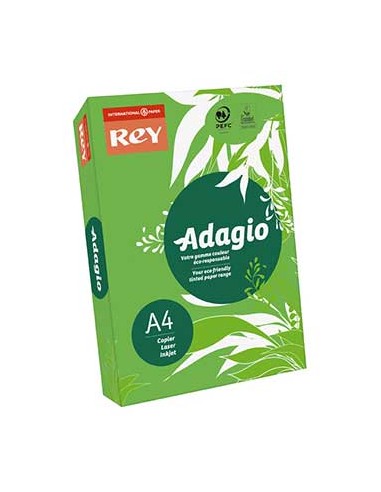 Papel Fotocopia Adagio(cd52)A4 80gr Verde Intenso 1x500Fls