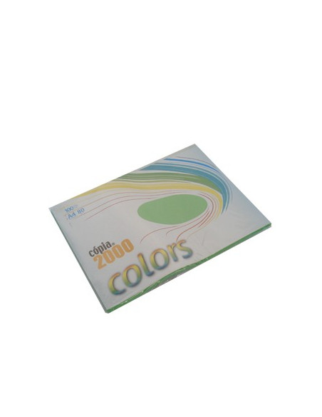 Papel Fotocopia A4 80gr Verde Forte 100Fls