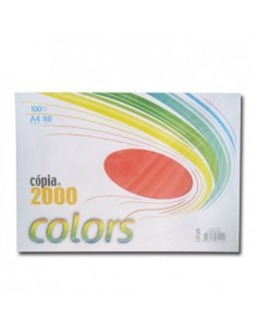 Papel Fotocopia A4 80gr Vermelho Forte  100 Folhas