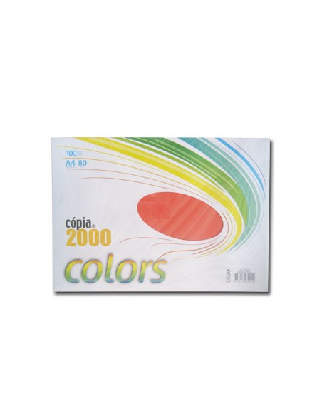 Papel Fotocopia A4 80gr Vermelho Forte  100 Folhas
