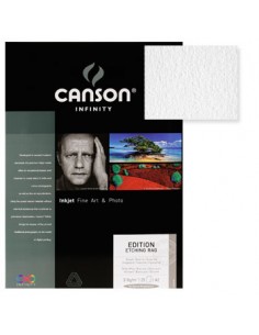Papel Canson Infinity Ed. Etching Rag A3 100% 310gr 25Fls