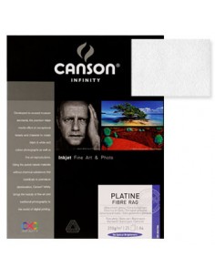 Papel Canson Infinity Platine Fibre Rag A4 100% 310gr 10Fls