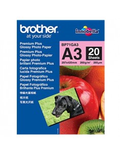 Papel BROTHER Fotográfico Mate A3 145gr 25 Folhas