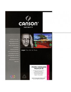 Papel Canson Infinity Photo HighGloss Prem RC A3+ 315g 25Fls