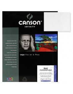 Papel Canson Infinity Rag Photograph A3 100% 310gr 25Fls