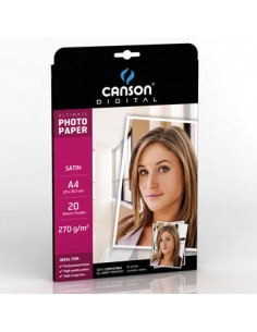 Papel 270gr Fotografico  Ultimate Satin  A4 p/InkJet 20Fls