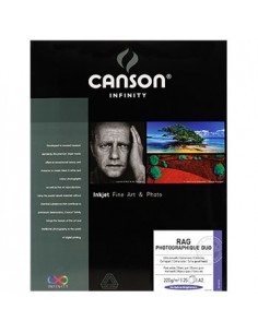 Papel Canson Infinity Rag Photograph Duo A4 100% 220gr 10Fls
