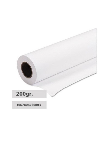 Papel Resin Coated Glossy 200gr 1067mmx30mts Evolution - 1u