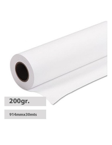 Papel Resin Coated Satin 200gr 914mmx30mts Evolution - 1u