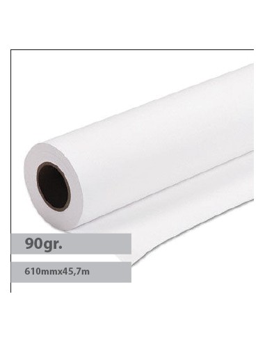 Papel Premium Coated 90gr 610mmx45,7mts Evolution -1Rolo