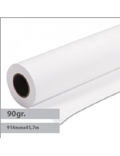 Papel Premium Coated 90gr 914mmx45,7mts Evolution -1Rolo