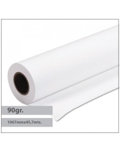 Papel Premium Coated 90gr 1067mmx45,7mts Evolution -1Rolo