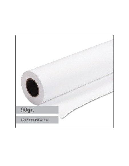Papel Premium Coated 90gr 1067mmx45,7mts Evolution -1Rolo