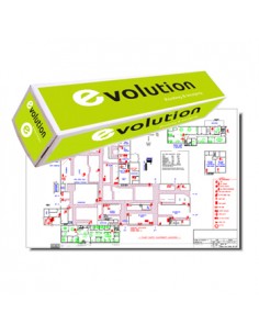 Papel Plotter 80gr 420mmx50mts Evolution Pack 2 Rolos