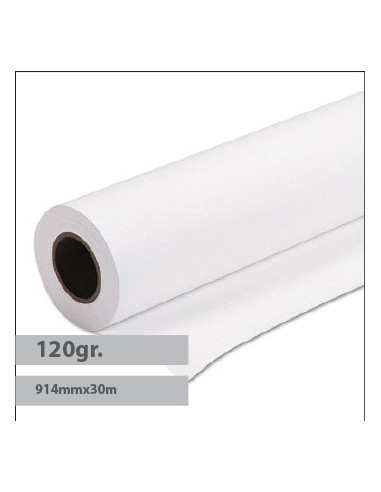 Papel Premium Coated 120gr 914mmx30mts Evolution -1Rolo