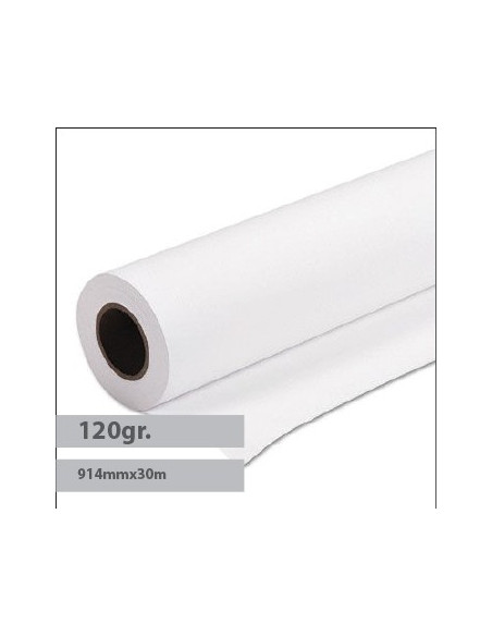 Papel Premium Coated 120gr 914mmx30mts Evolution -1Rolo