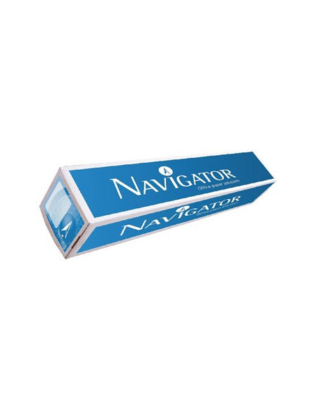 Papel Plotter 90gr 610mmx50mts Navigator (Pack 1 Rolo)