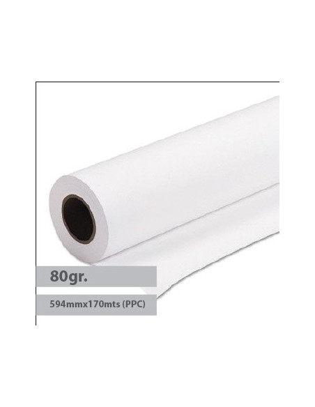 Papel Plotter 80gr 594mmx170mts (PPC) Navigator -1Rolo