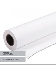 Papel Plotter Foto Satin 200gr 1270mmx30,5mts - 1 Rolo
