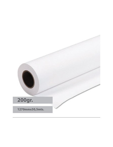 Papel Plotter Foto Satin 200gr 1270mmx30,5mts - 1 Rolo