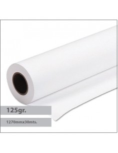 Papel Premium Coated 125gr 1270mmx30mts - 1 Rolo