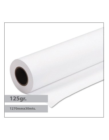 Papel Premium Coated 125gr 1270mmx30mts - 1 Rolo