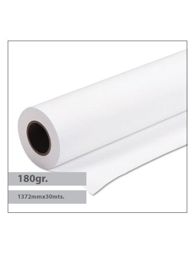 Papel Premium Coated 180gr 1372mmx30mts - 1 Rolo