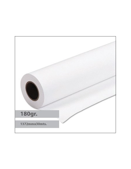 Papel Premium Coated 180gr 1372mmx30mts - 1 Rolo