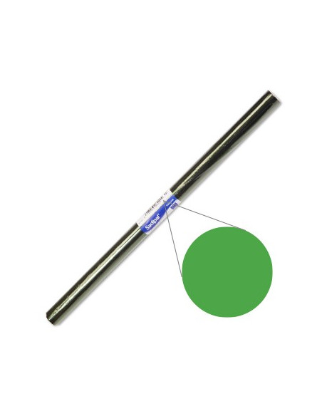 Papel Celofane 50x65cm Rolo 25 Folhas Cor Verde