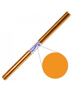 Papel Celofane 50x65cm Rolo 25 Folhas Cor Laranja