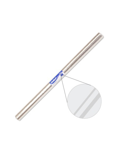 Papel Celofane 50x65cm Rolo 25 Folhas Cor Transparente