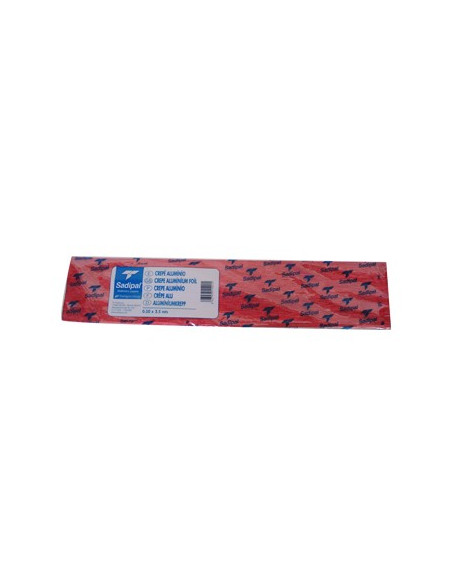 Papel Crepe 50x250cm Rolo Cor Vermelho Metalizado