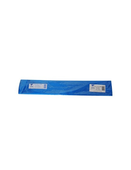 Papel Crepe 50x250cm Rolo Cor Azul Metalizado