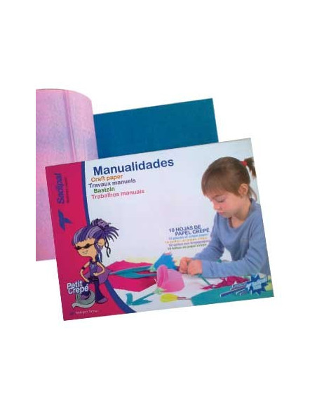Bloco Papel Crepe A4 10 Folhas