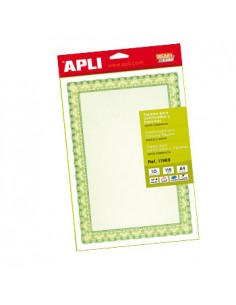 Papel Apli 11969 115gr A4 Cert. Verde Emb.10