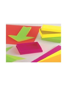Papel Fluorescente  50x65cm Rolo 25 Folhas Cor Magenta