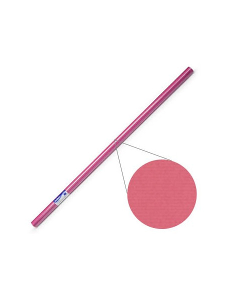 Papel Kraft Rolo 1x3mts Cor Fushia 70Gr