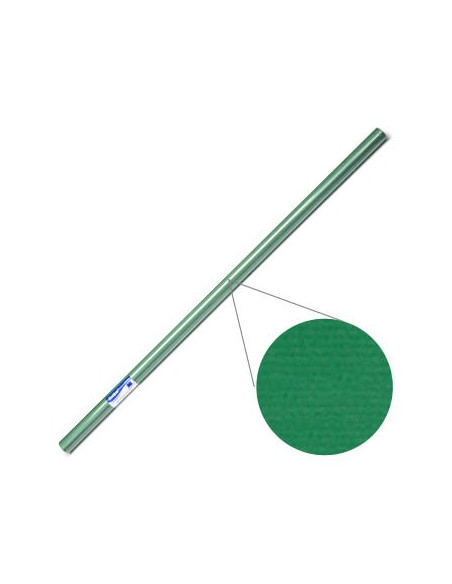 Papel Kraft Rolo 1x3mts Cor Verde Musgo 70Gr