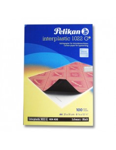 Papel Quimico Preto p/escrita a máquina (21x33)