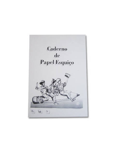 Caderno de Papel Esquiço A4 35grs 80fls